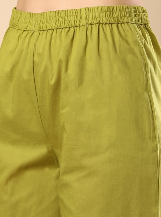 Harvest Gold Pintuck Embroidered Co-ord Set