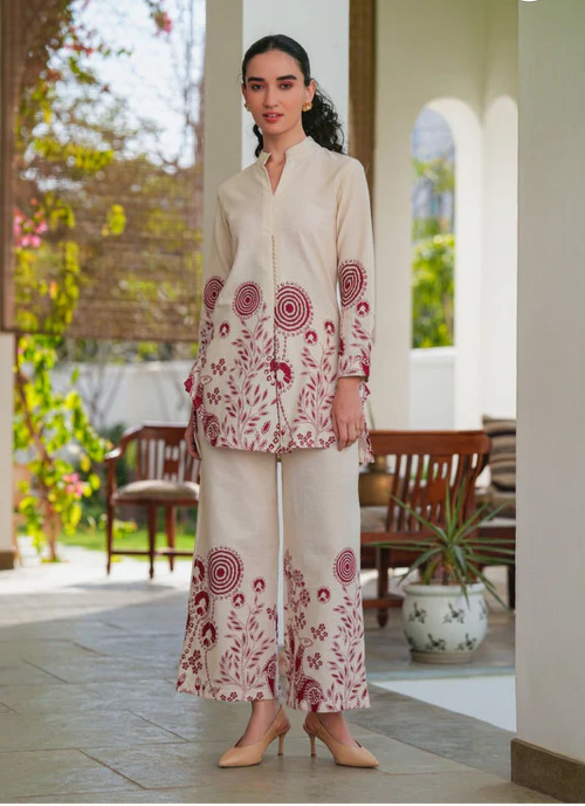 Ivory Rouge Co-ord Set