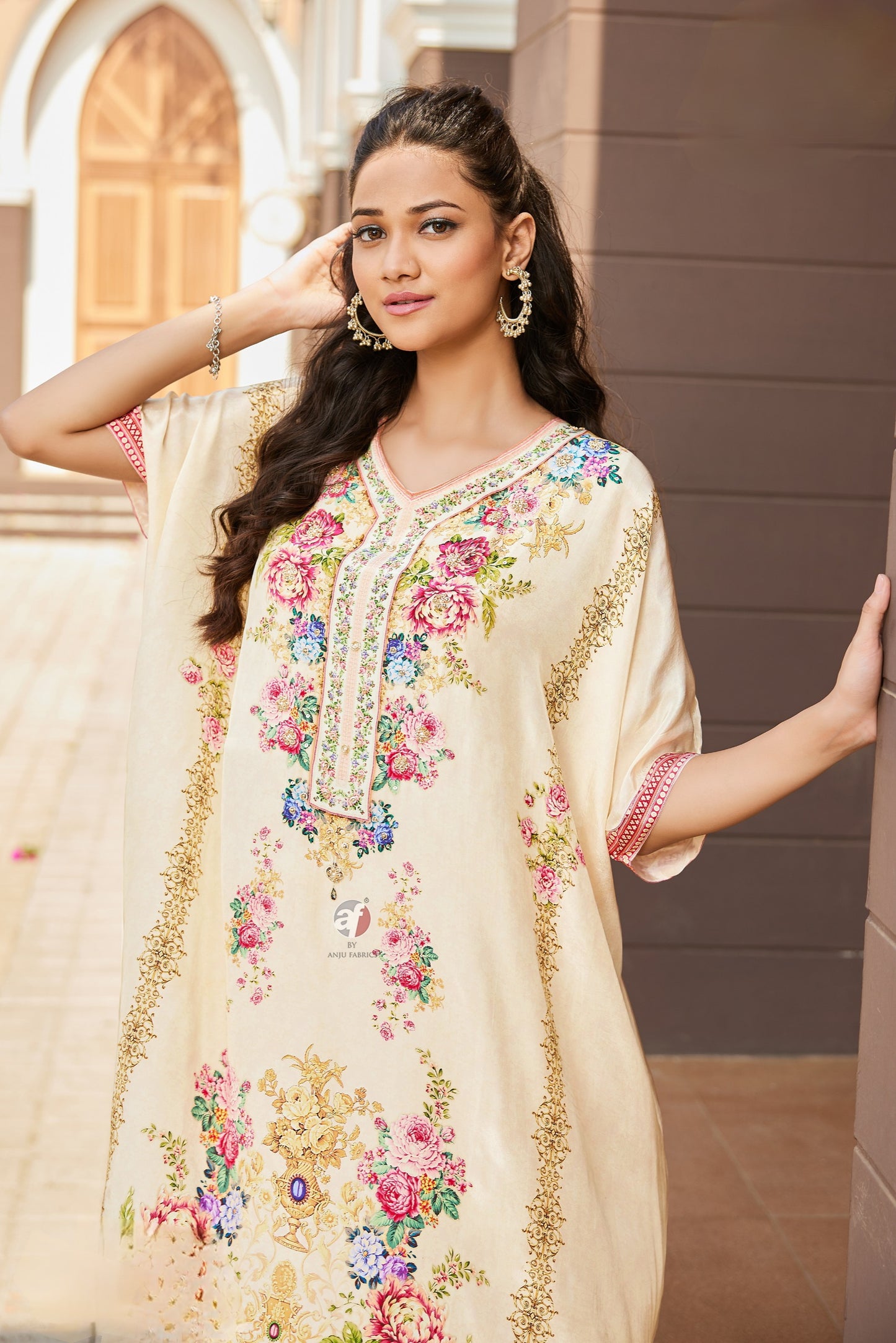 Ivory Vintage Bloom Embroidered Co-ord Set