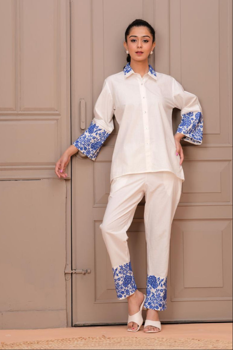 Ivory Bloom Co-ord Set