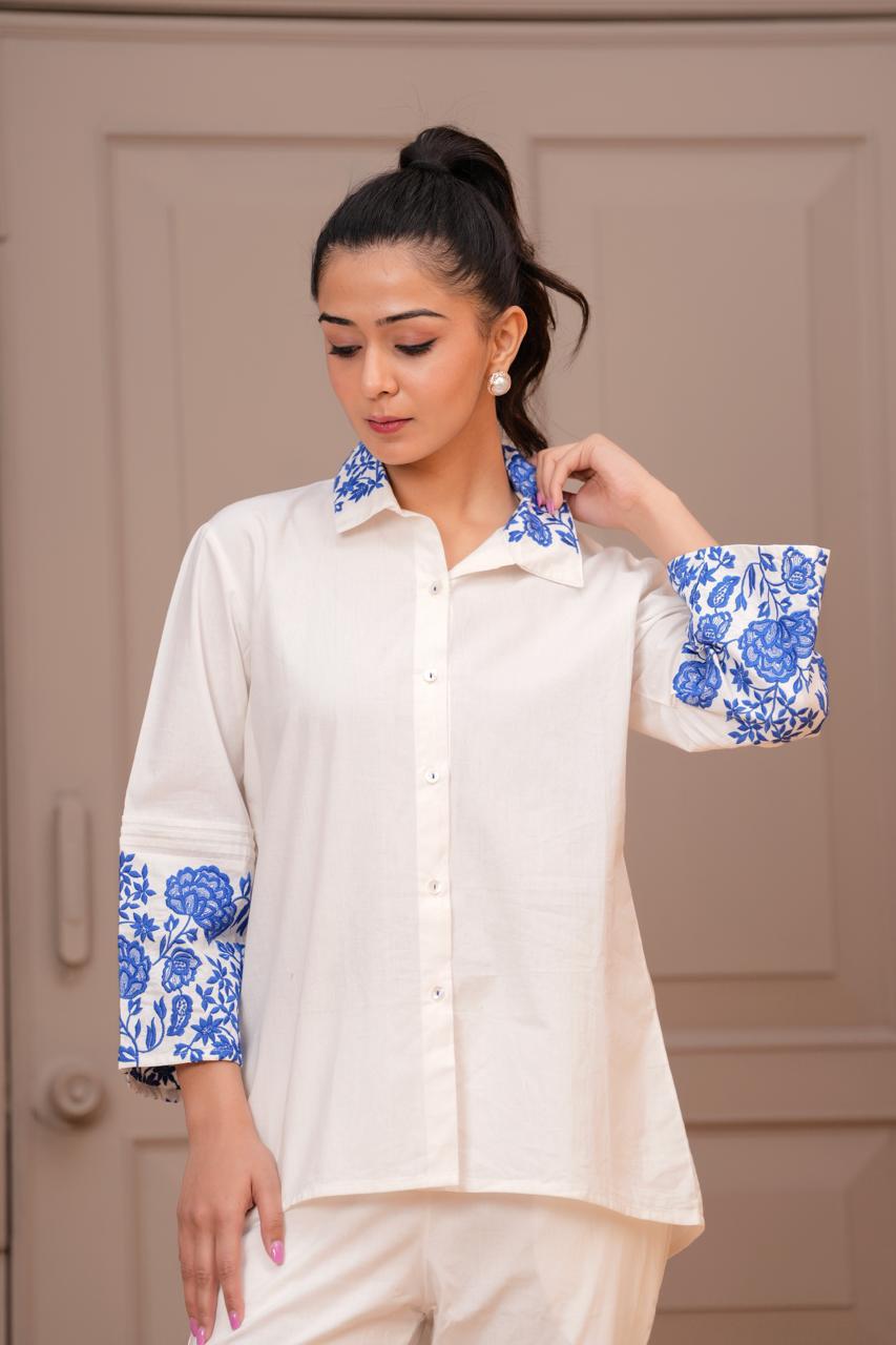 Ivory Bloom Co-ord Set