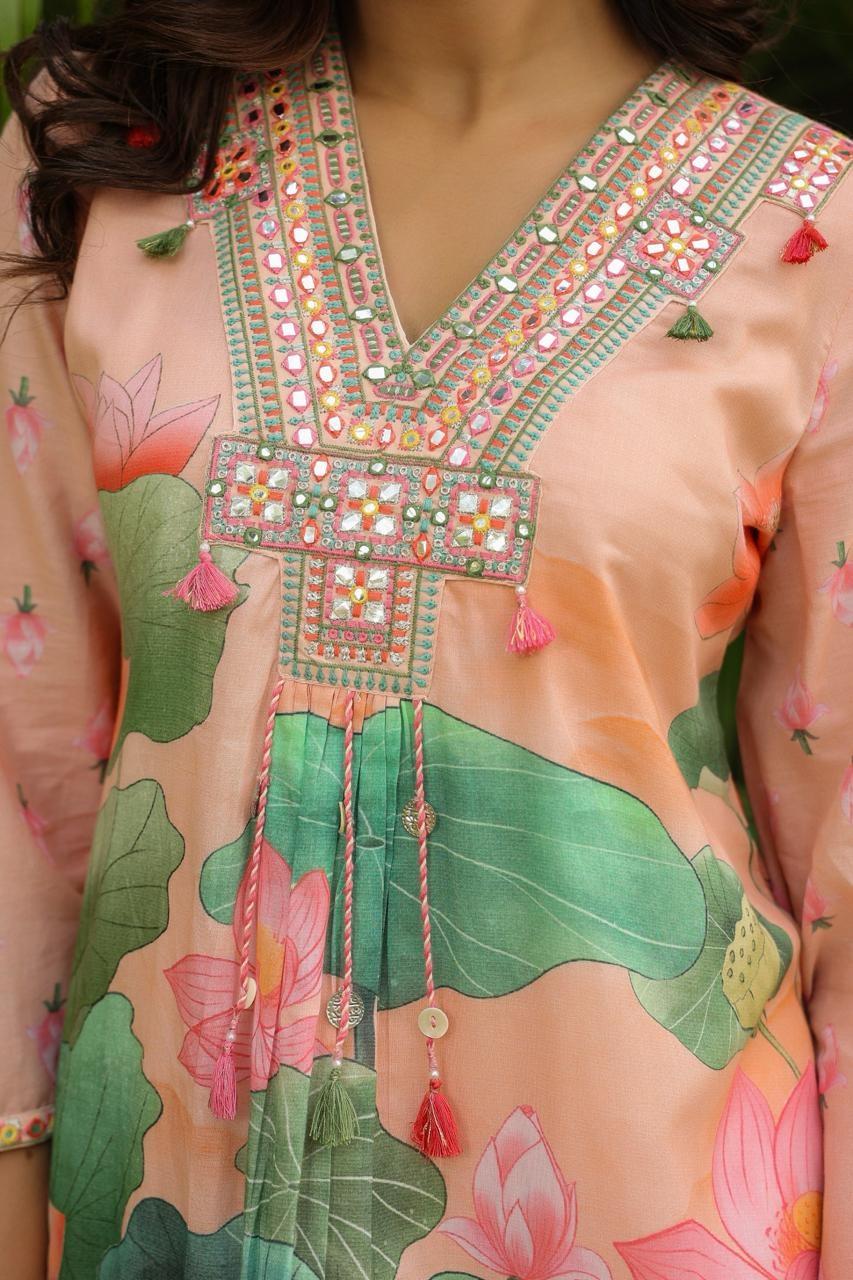 Peach Blossom Co-ord Set