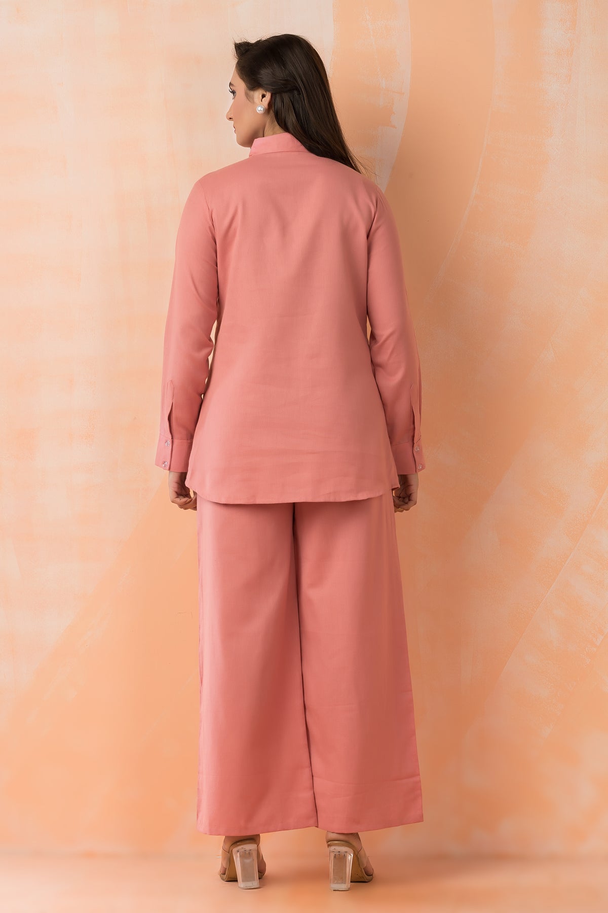 Terracotta Skyline Embroidered Co-ord Set