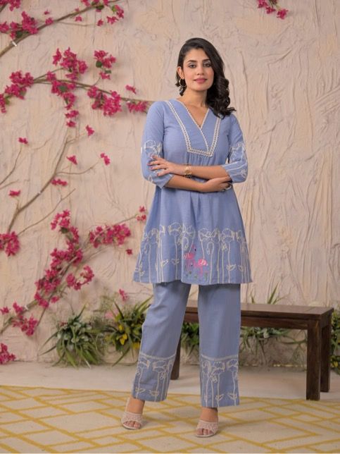 Periwinkle Bloom Co-ord Set
