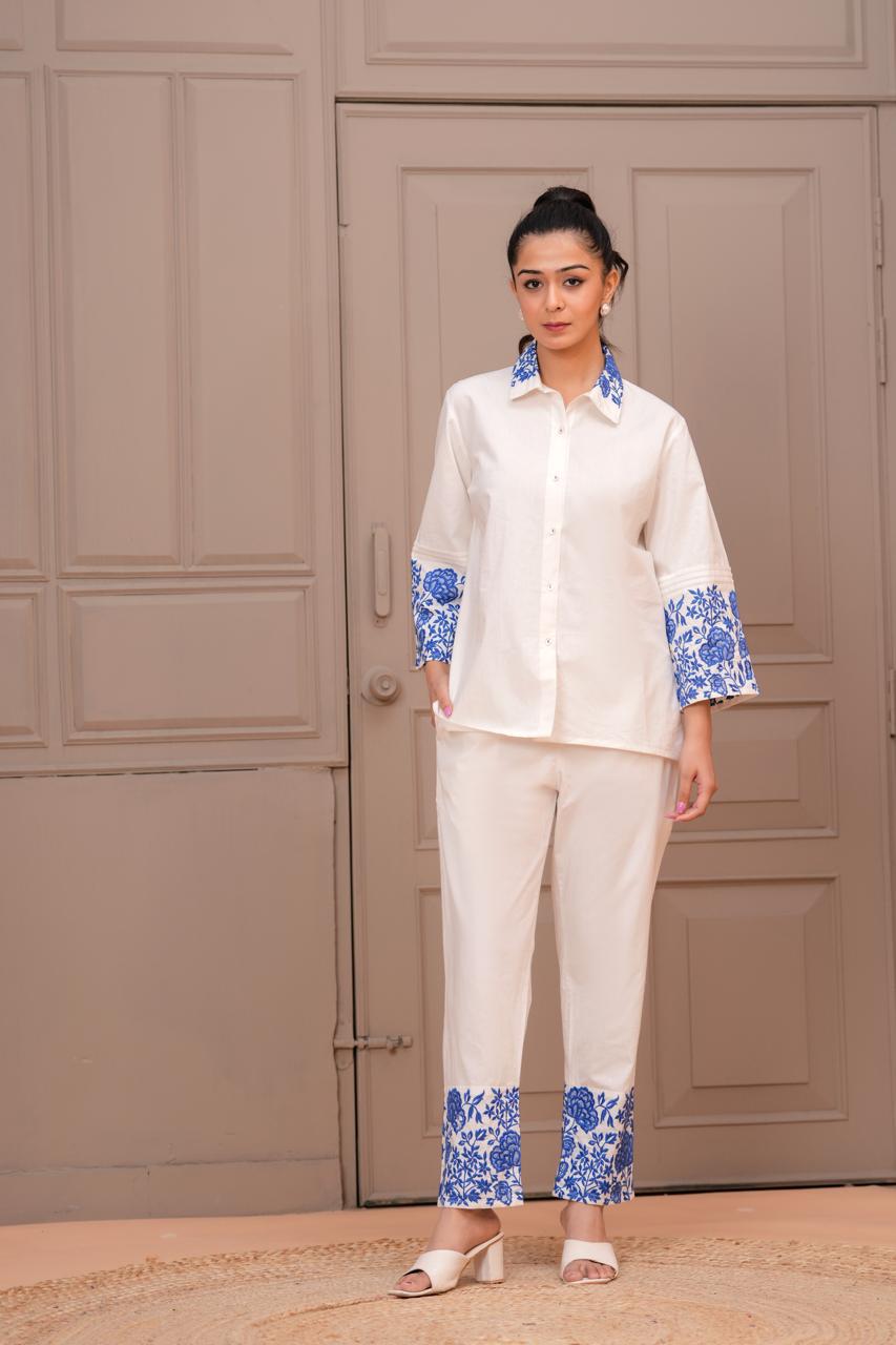Ivory Bloom Co-ord Set