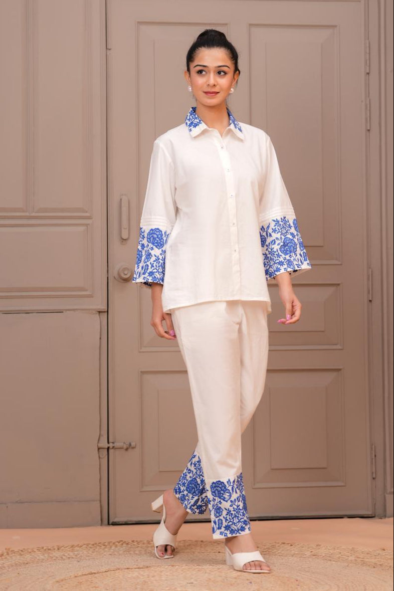 Ivory Bloom Co-ord Set