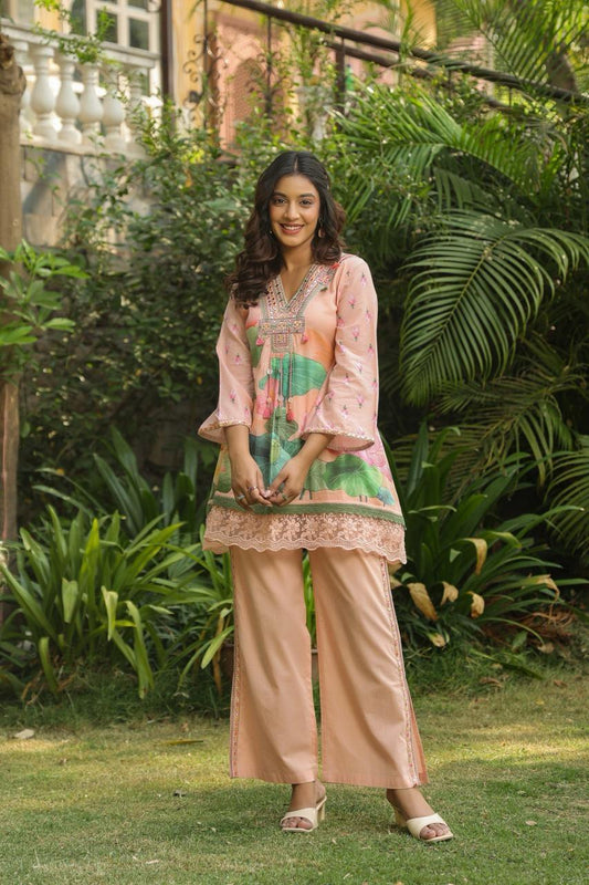 Peach Blossom Co-ord Set